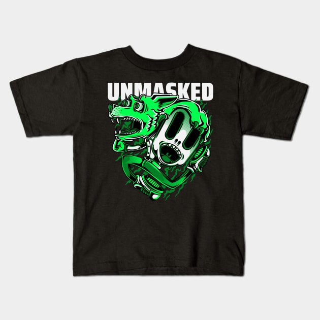 UNMASKED Kids T-Shirt by Sabahmd